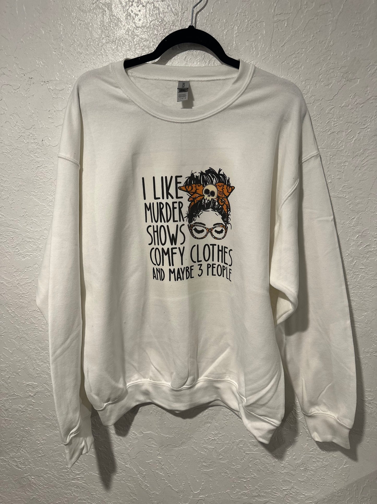 Murder shows & comfy clothes Crewneck