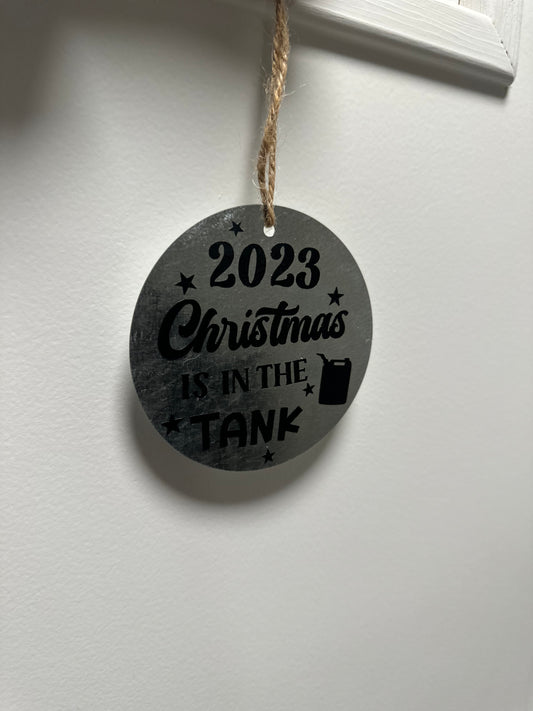 Christmas in the tank ornament